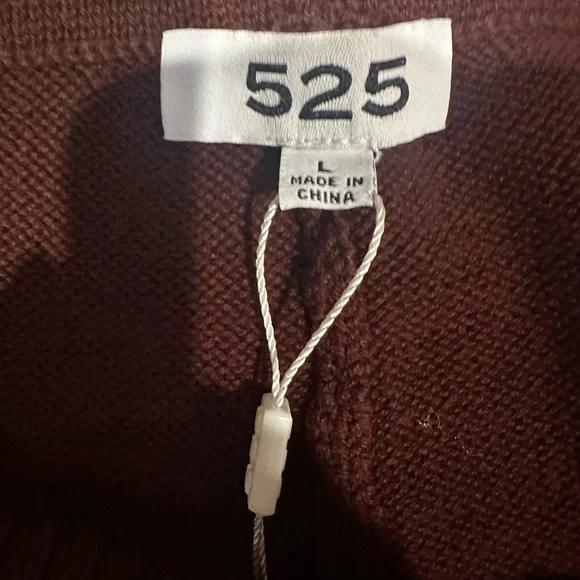 NWT SIZE L 525 America High Waist Knit Shorts in Rich Maroon - Picture 4 of 5